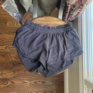 Black Size 2 Lululemon Hotty Hot shorts